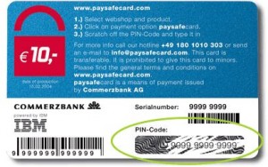 paysafe card
